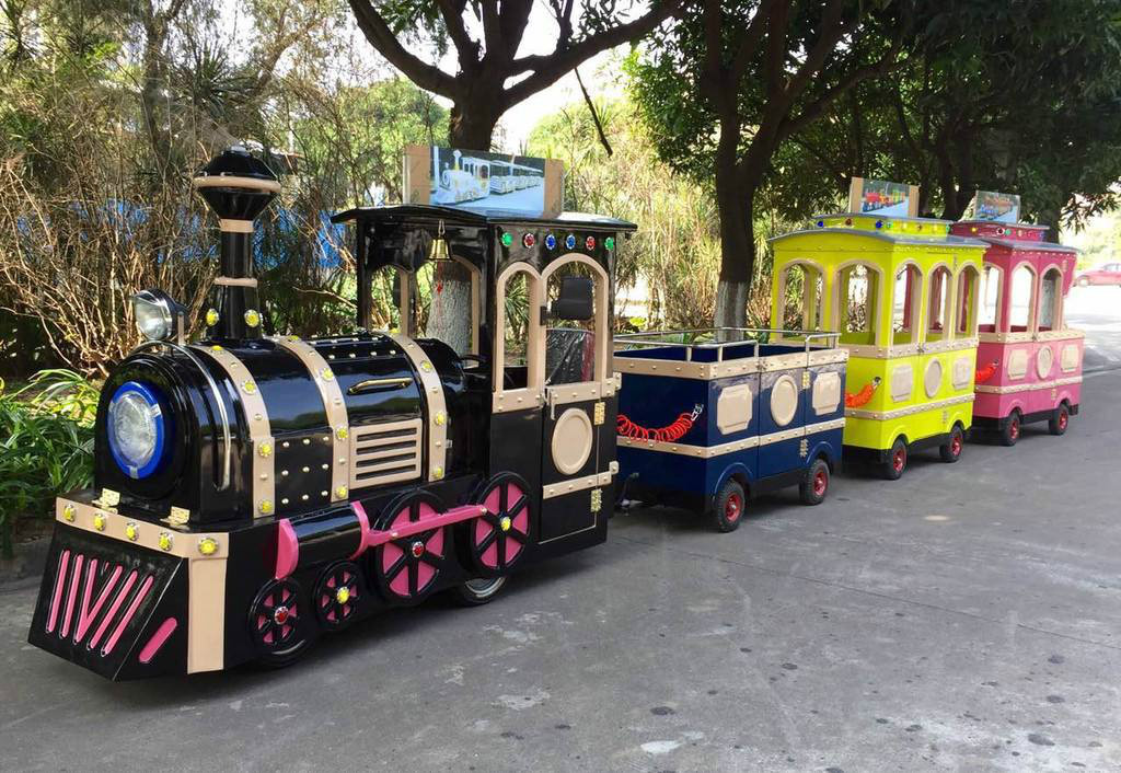 房山景区广商场无轨观光小火车电动儿童游乐设备小火车可坐人户外玩具